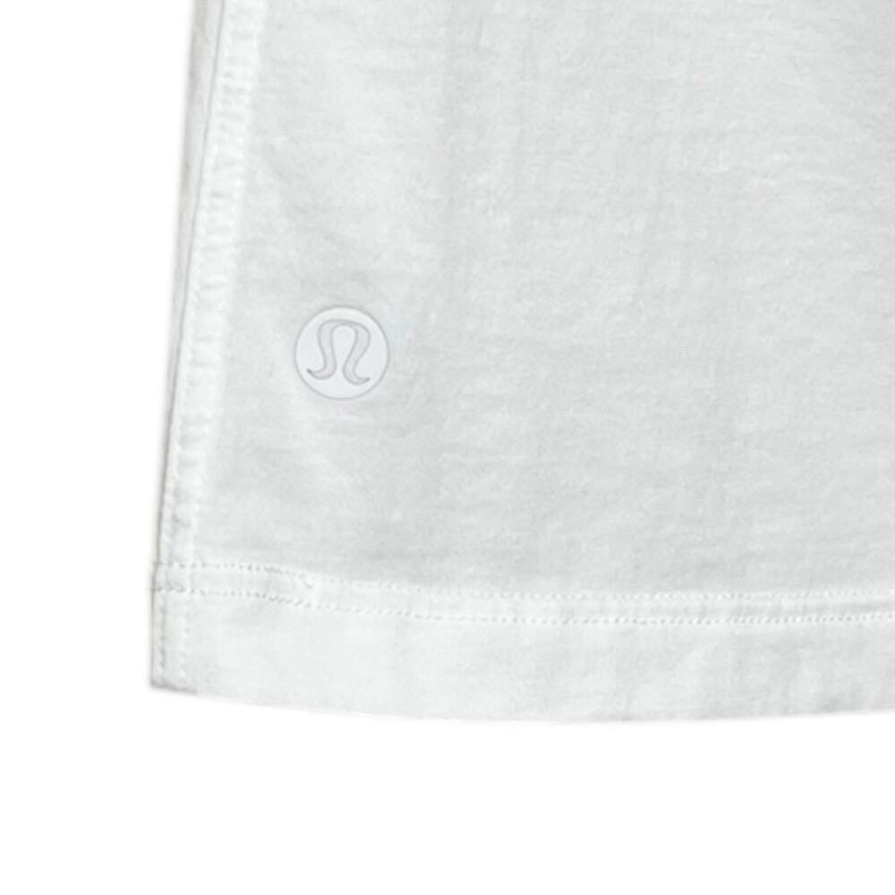 Lululemon All Yours Tank Top Sleeveless Stretch Cotton Breathable In White 12 - Picture 8 of 9